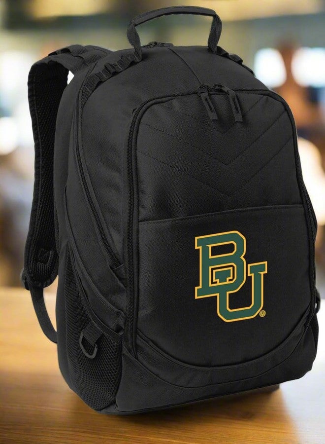 Broad Bay Baylor University Backpack Official BU Bears Laptop Computer Bag (Black) - Image 3