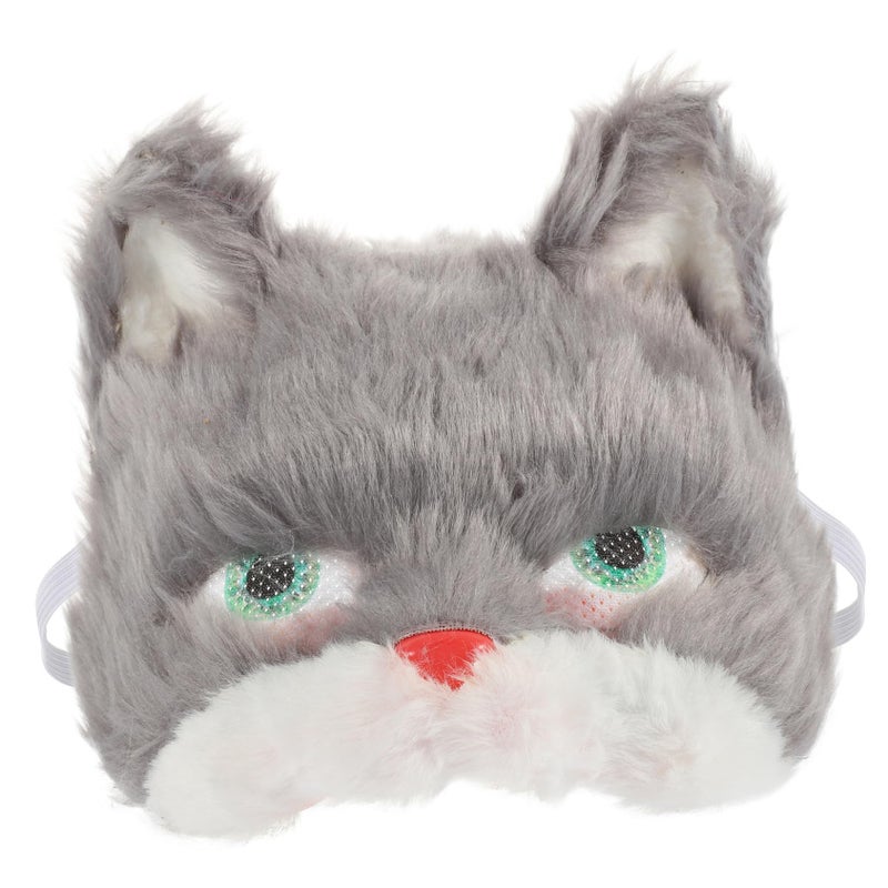 Elastic Band Half Face Animal Mask For Halloween Cosplay Carnival Festival - Image 2