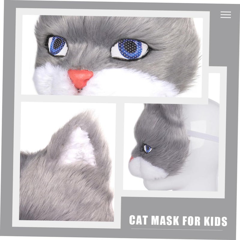 Elastic Band Half Face Animal Mask For Halloween Cosplay Carnival Festival - Image 5