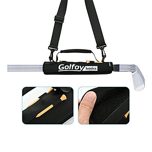 Golfoy Basics Lightweight Golf Club Driving Range Travel Carrier Bag, Shoulder Strap Carrier Clubs Holder Bag for Men & Women and Kids Golf Training Accessories - Image 3