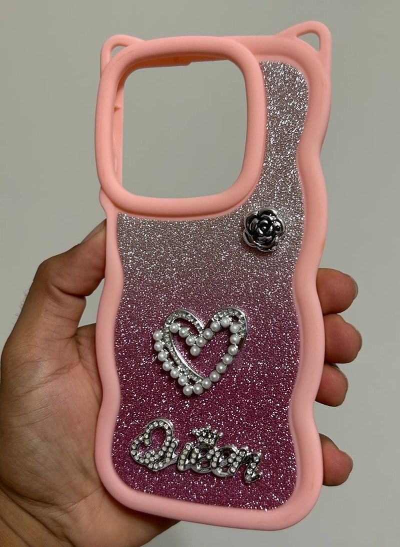 Queen Heart Back Cover Compatible with Realme Note 60  - Image 1