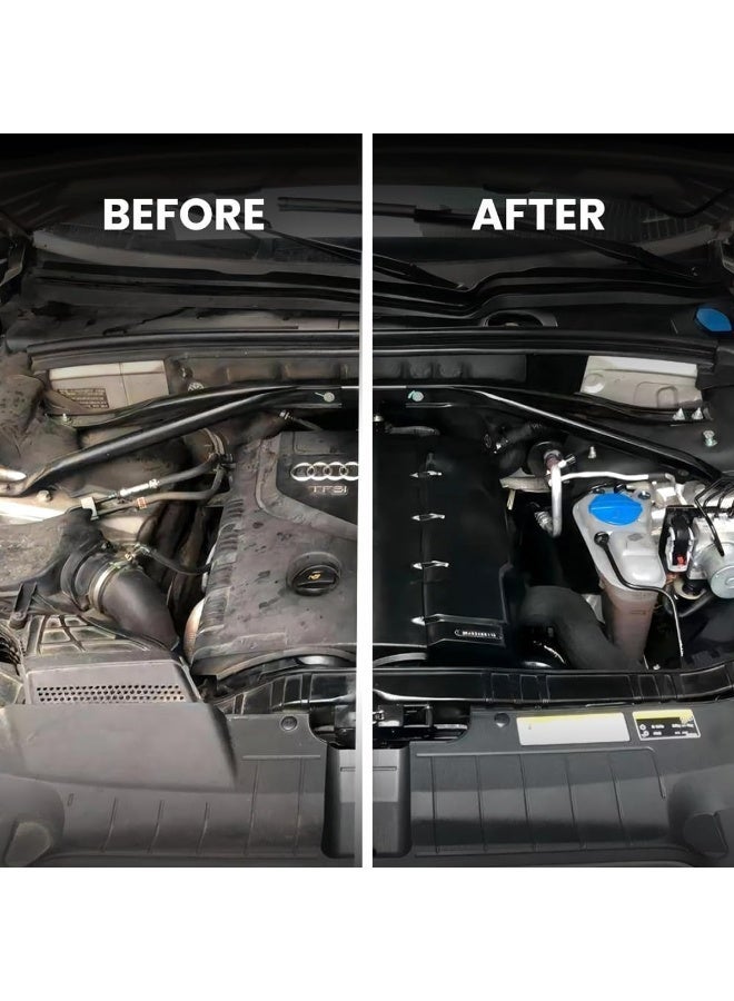 إيفو عبوتان من منظف محركات السيارات EVOC Engine Clean (سعة 500 مل) - تركيبة لإزالة رواسب الزيت الثقيلة والحمأة - محلول تنظيف داخلي يترك الحد الأدنى من البقايا - مثالي لصيانة المحرك ونظام الزيت والعناية بالمركبة. - Image 5