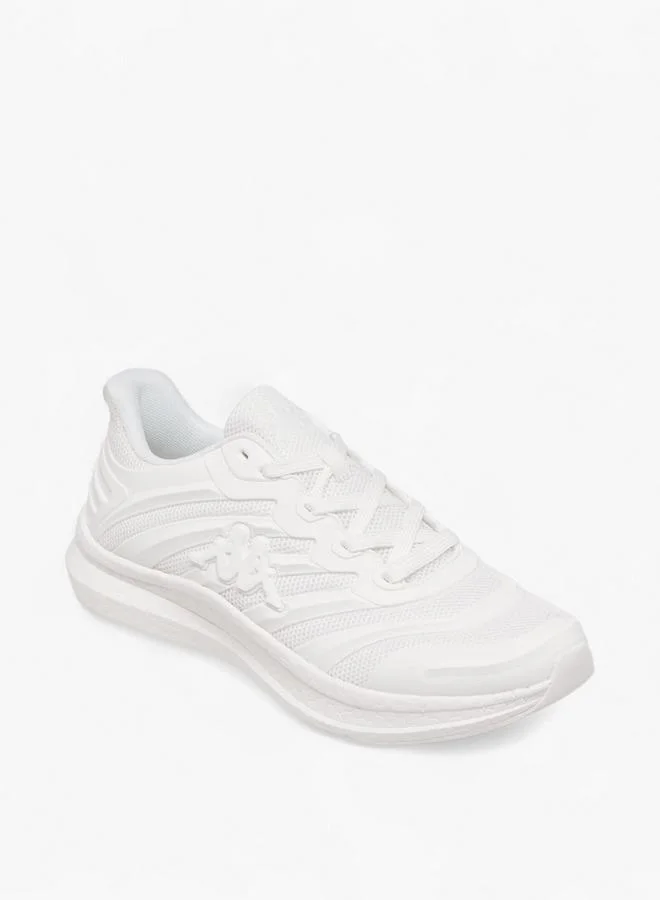كابا Men's Textured Lace-Up Sports Shoes with Pull Tab
