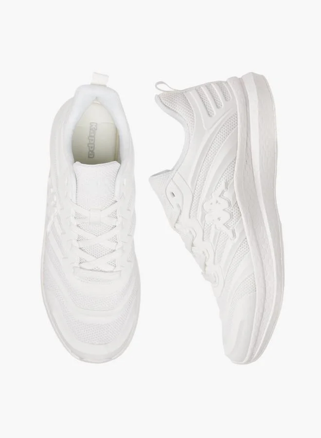 كابا Men's Textured Lace-Up Sports Shoes with Pull Tab