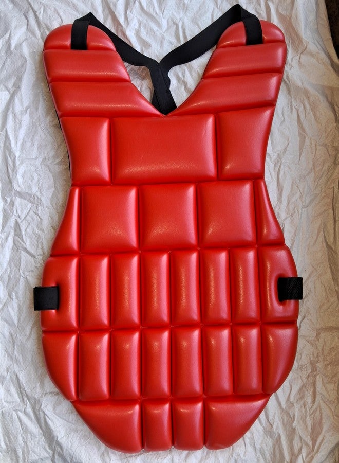 GDON Sporting Goods Softball/Baseball/Hockey Protective Chest Protector (red) - Image 1