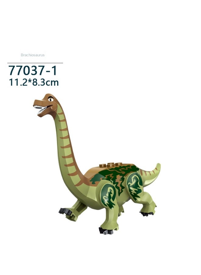 NIBEMINENT Dinosaur Building Blocks - Jurassic Puzzle Assembly Toy