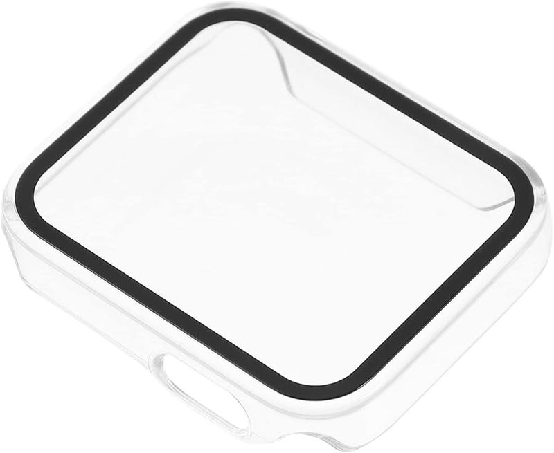 Tofficu Watch Protective Case with Full Tempered Glass Screen Protector - Image 1