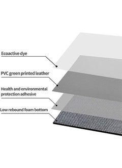 LENND Anti-Fatigue Kitchen Mat & Rug - Set of 2 Cushioned Non-Slip Waterproof Kitchen Floor Mats, Great for Use in Front of Sink, PVC, Memory Foam. Comfort Decor. Runner Rugs for Home, Office, Laundry Room  - Image 5
