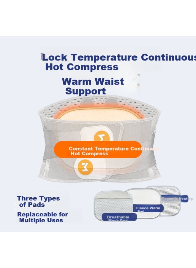 SMOOKY Smooky Medical Lumbar Support Belt For Lumbar Disc Herniation Lumbar Muscle Strain Lumbar Support For Prolonged Standing And Sitting Support Warm Waistband Size M  - Image 3