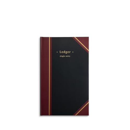 STAPLES 217679 Black Ledger Book 11-3/4-Inch x 7-5/16-Inch - Image 4