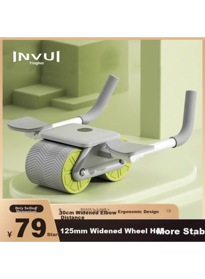 Invui Ab Wheel With Elbow Support, Automatic Rebound Abdominal Wheel, Ab Exercise For Men And Women, Belly Fat Reduction Tool, Fitness Equipment - Image 1