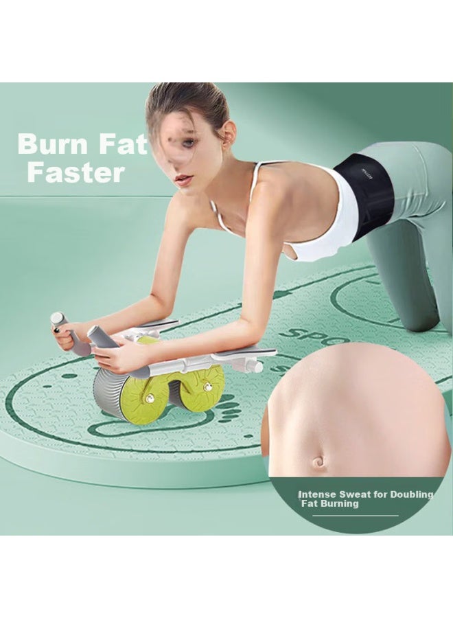 Invui Ab Wheel With Elbow Support, Automatic Rebound Abdominal Wheel, Ab Exercise For Men And Women, Belly Fat Reduction Tool, Fitness Equipment - Image 3