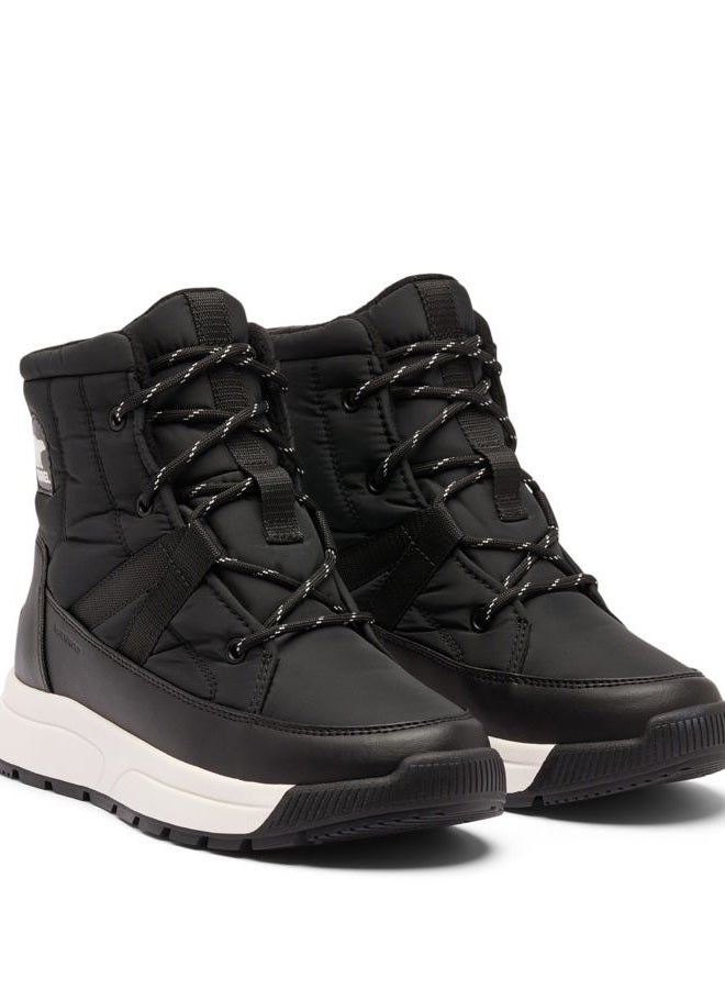 Sorel Women's Whitney 3 Mid Waterproof Fashion Boots, Black Sea Salt, 37 EU - Image 2