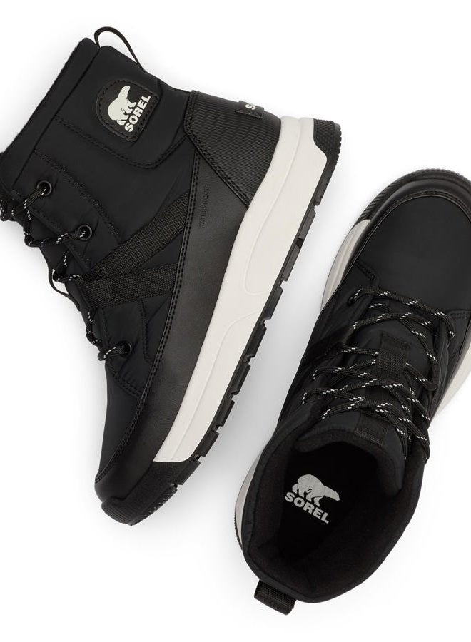 Sorel Women's Whitney 3 Mid Waterproof Fashion Boots, Black Sea Salt, 37 EU - Image 5