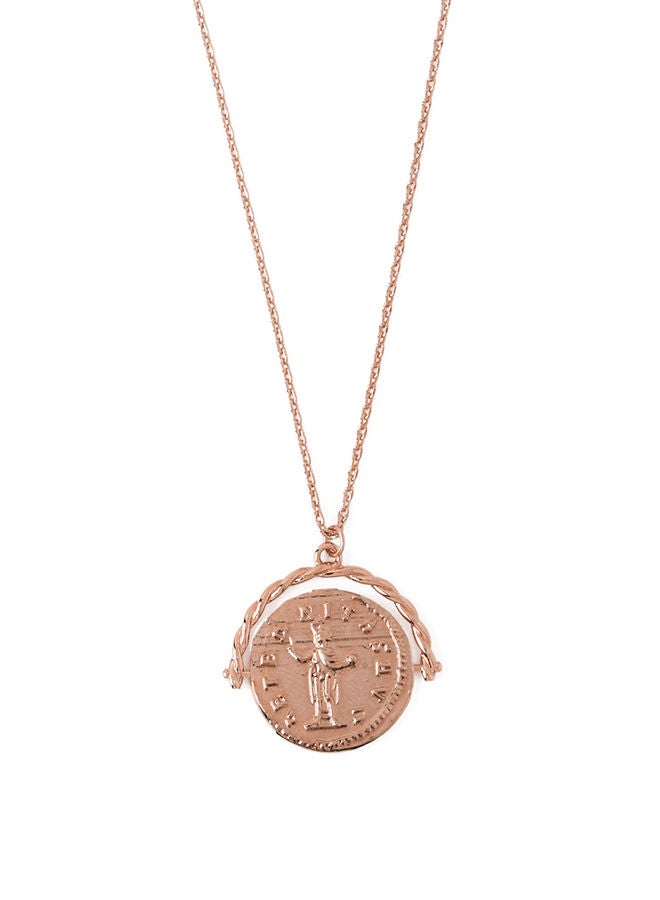 ORELIA LONDON Medallion Spinner Necklace - Image 1