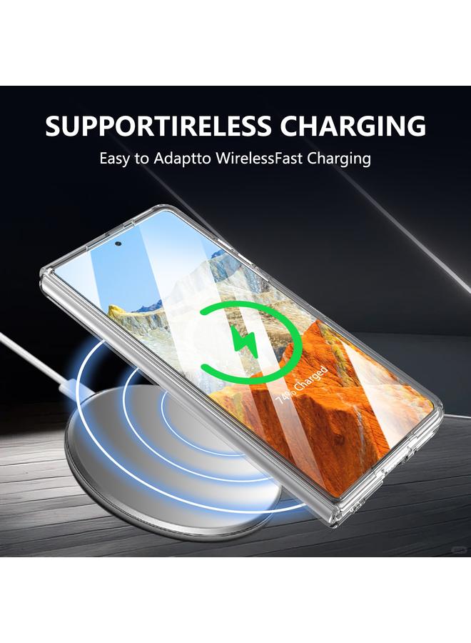 Green Tiger Case For Honor Magic Vs3 lce Folding Series MagSafe Integrated Clear PC Phone Case - Image 5