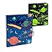 Peaceable Kingdom Deep Space Glow in the Dark 625 Lock and Key Lined Page Diary for Kids - Image 3