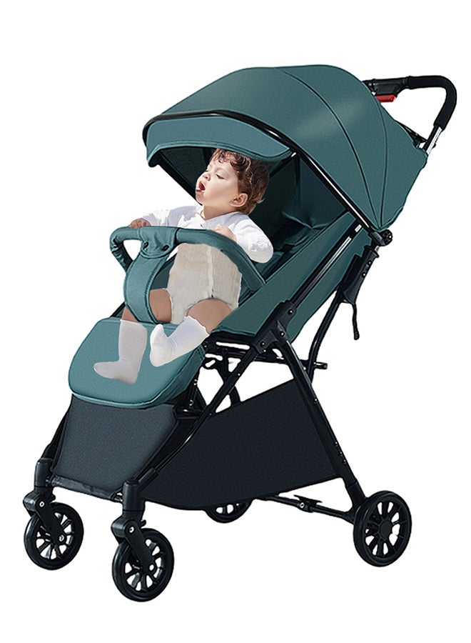 GOOTOY Auto Baby Stroller, Can Sit And Lie, Lightweight Single Stroller, Foldable And Portable Pram WIth Big Storage Basket, Travel Stroller For Newborn - Image 1