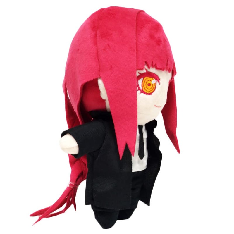 Jcvcx Red Hair Girl With Black Overcoat Plush Toy Anime Figure Stuffed Plushies Soft Doll Pillow - Image 4