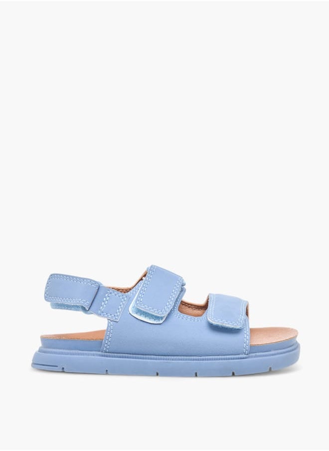 JUNIORS Boys Solid Sandals With Hook And Loop Closure  - Image 1