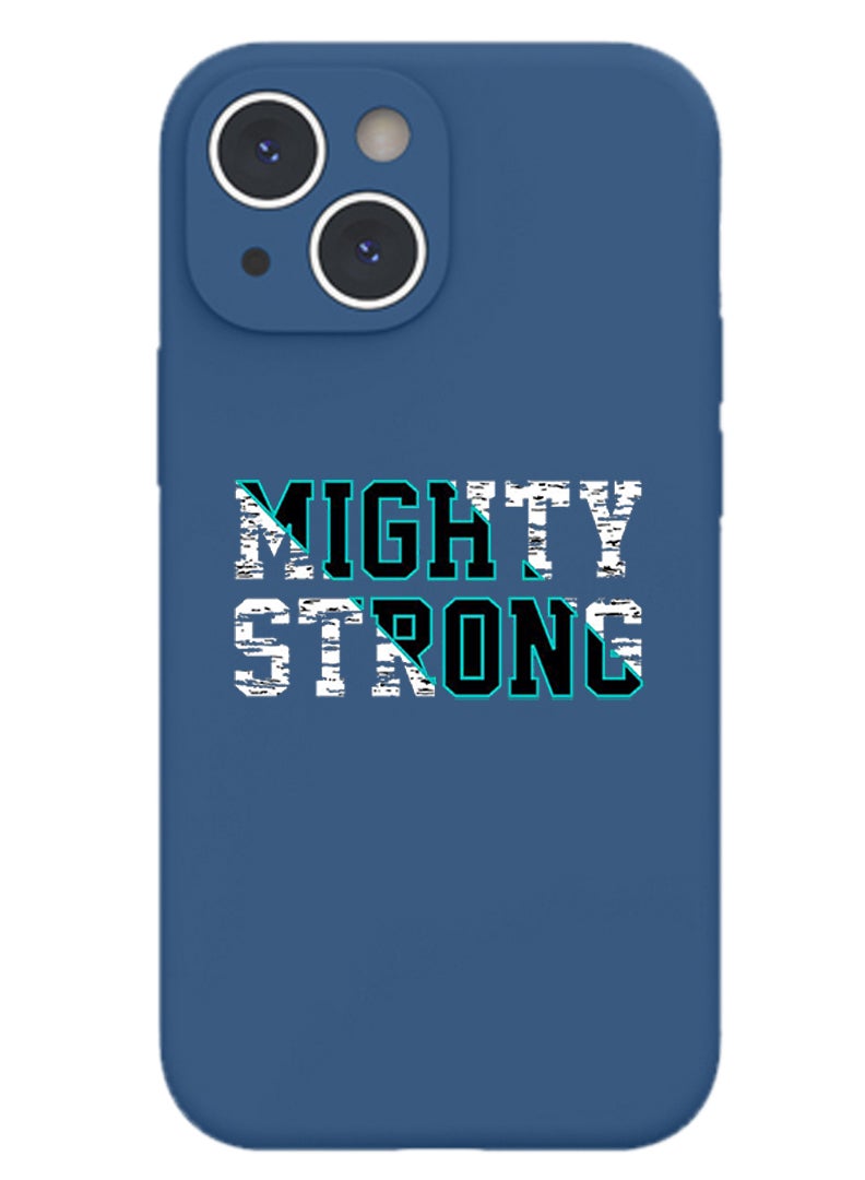 Theodor Protective Slim Fit Case Liquid Silicone Cover with Full Body Protection Anti-Scratch Shockproof Case For iPhone 13 Blue  - Minion Pocket - Image 1