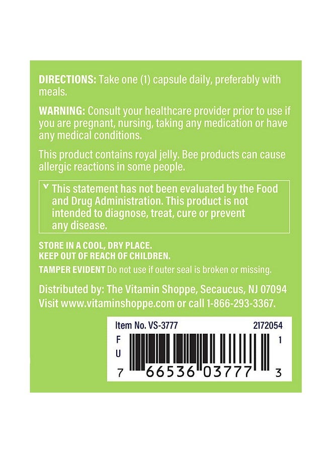 The Vitamin Shoppe Ginseng Complex - Adaptogenic Herb to Support Energy & Vitality (120 Capsules) - Image 4