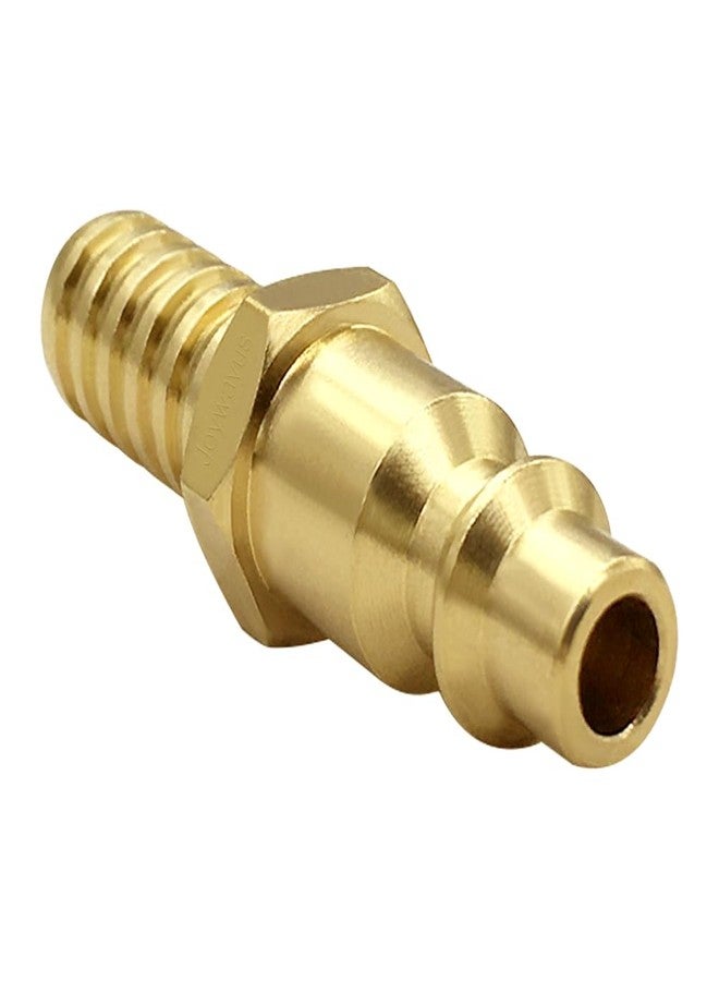 Joywayus 2PCS 3/8" Barb x 1/4" Coupling Industrial Air Hose Quick Connect Air Plug Fittings - Image 3