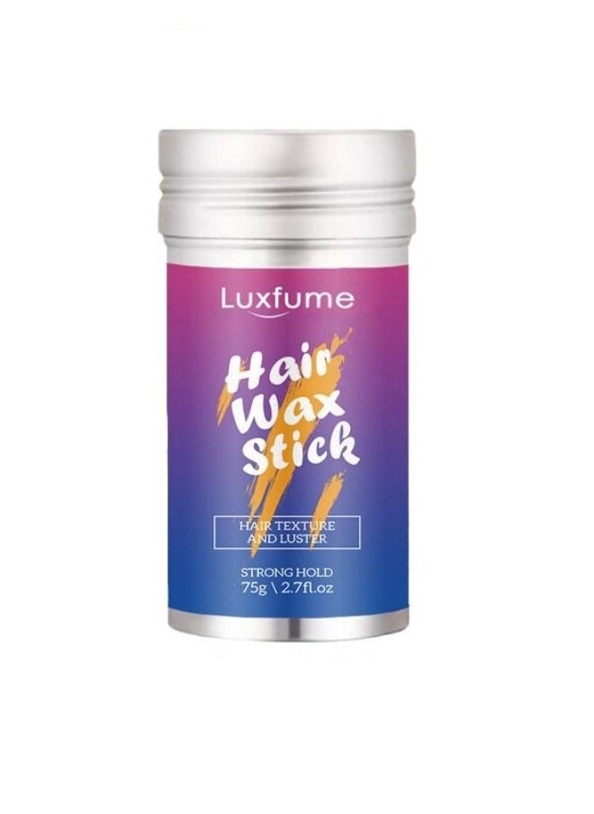 Luxfume عصا شمع الشعر للحصول على ملمس أفضل للشعر، عصا التحكم في الحواف، للرجال والنساء، 75 جم  - Image 1
