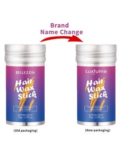 Luxfume Hair Wax Stick For Better Hair Texture Luster Edge Control Stick Hair Pomade for Men and Women 75g  - Image 2