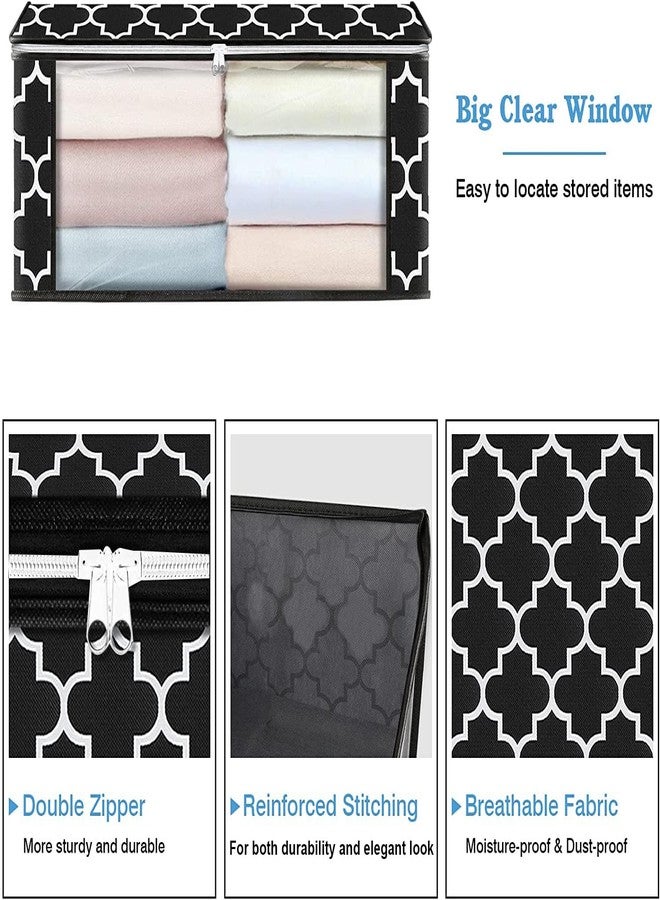 KIKA HOMS MINI 30L Foldable Clothes Storage Organizer Bags with Large Clear Window for Closet, Dorm, Pillows, Bedding, Clothes, Stuffed Toys, Blankets - Image 3
