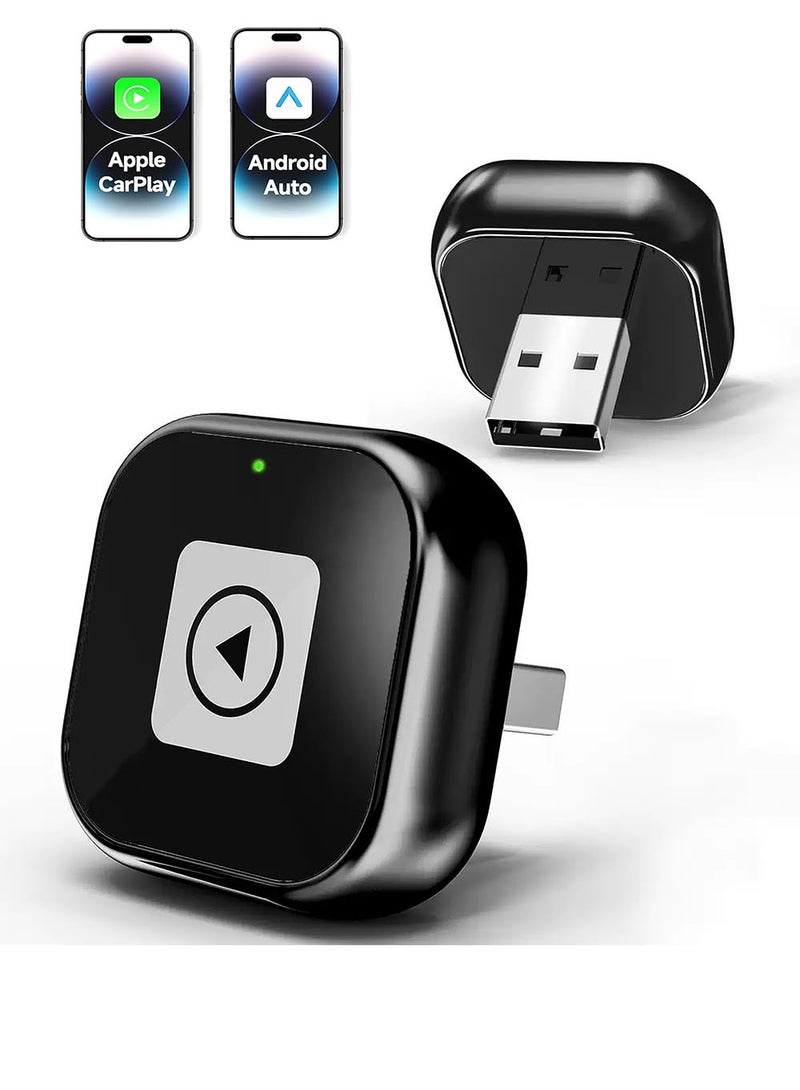 Wireless CarPlay Adapter 2025 Upgrade Wired CarPlay to Wireless, Mini USB Design for Cars with Built-in Wired Apple CarPlay Plug and Play Easy Use Fast Stable Connection Car Play for iPhone - Image 1
