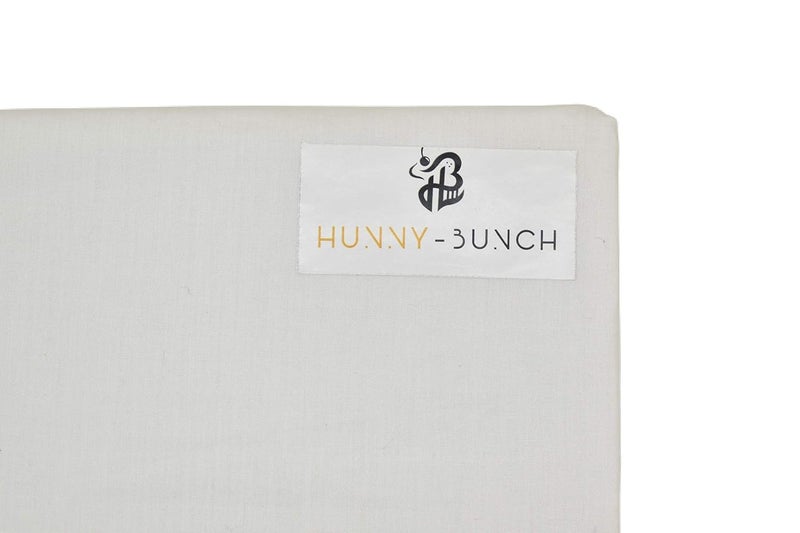 HUNNY- BUNCH قماش كريب هوني بانش الفاخر الناعم لصنع الفساتين والدوبتات والساري والأوشحة والحرف اليدوية وتحت الفساتين المصممة عرض 44 بوصة لون أبيض عبوة من 5 أمتار - Image 3