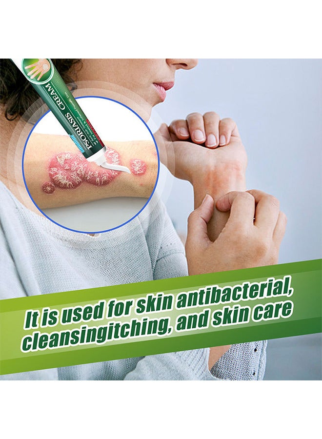 Sumifun Natural Chinese Herbal Eczema Psoriasis Creams 20G, Dermatitis And Eczema Pruritus Psoriasis Ointment, Psoriasis Creams, Psoriasis Treatment, Antibacterial Cream For Body Itching - Image 5