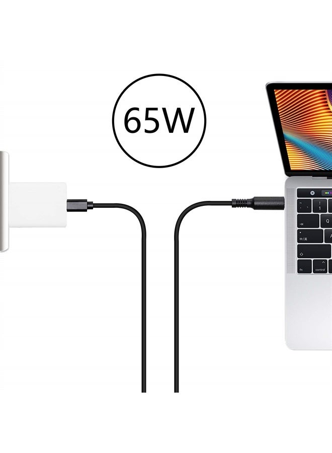 CERRXIAN 4.9ft 65W PD USB Type C Male Input to DC 7.4mm x 5.0mm Male (7.4mm x 0.6mm) Power Charging Cable for E6420 E6430 E6430s E6430U E6440 E6500 E6510(D7406) - Image 3