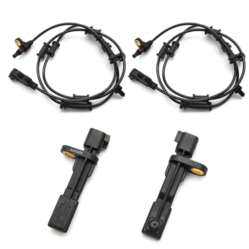 Ynovvo 4pcs ALS1918 ALS1932 Front Rear Left & Right ABS Wheel Speed Sensor Set Fits for Jeep Wrangler 3.8L 2007-2017 for Jeep Wrangler JK 3.6L 2018 Replace OE 68003281AA 52125003AB - Image 5