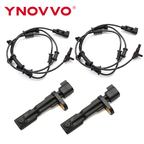 Ynovvo 4pcs ALS1918 ALS1932 Front Rear Left & Right ABS Wheel Speed Sensor Set Fits for Jeep Wrangler 3.8L 2007-2017 for Jeep Wrangler JK 3.6L 2018 Replace OE 68003281AA 52125003AB - Image 2