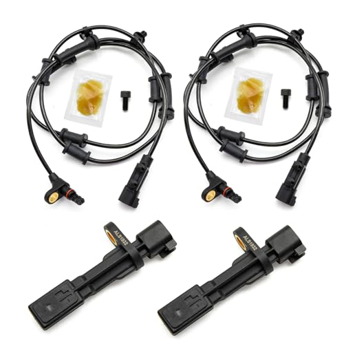 Ynovvo 4pcs ALS1918 ALS1932 Front Rear Left & Right ABS Wheel Speed Sensor Set Fits for Jeep Wrangler 3.8L 2007-2017 for Jeep Wrangler JK 3.6L 2018 Replace OE 68003281AA 52125003AB - Image 1