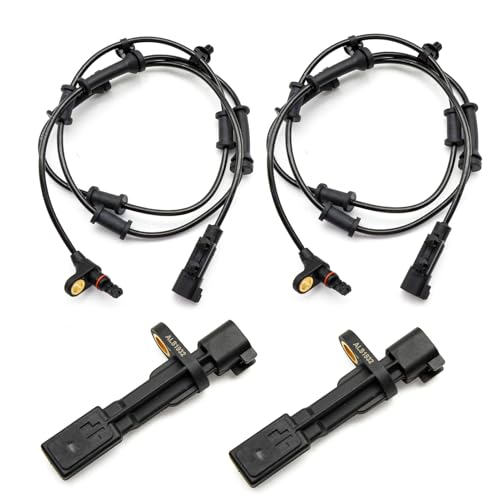 Ynovvo 4pcs ALS1918 ALS1932 Front Rear Left & Right ABS Wheel Speed Sensor Set Fits for Jeep Wrangler 3.8L 2007-2017 for Jeep Wrangler JK 3.6L 2018 Replace OE 68003281AA 52125003AB - Image 3