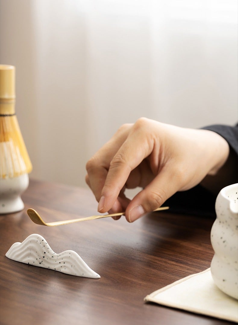 GuRiver 7PCS Matcha Whisk Set Bamboo Matcha Tools for Stirring Matcha Tea Matcha Tea Tool Matcha Tea Set Traditional Tea Set - Image 4