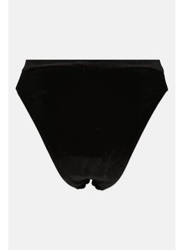 PUBLIC DESIRE Women Plain Pull On Bikini Bottom, Black  - Image 2