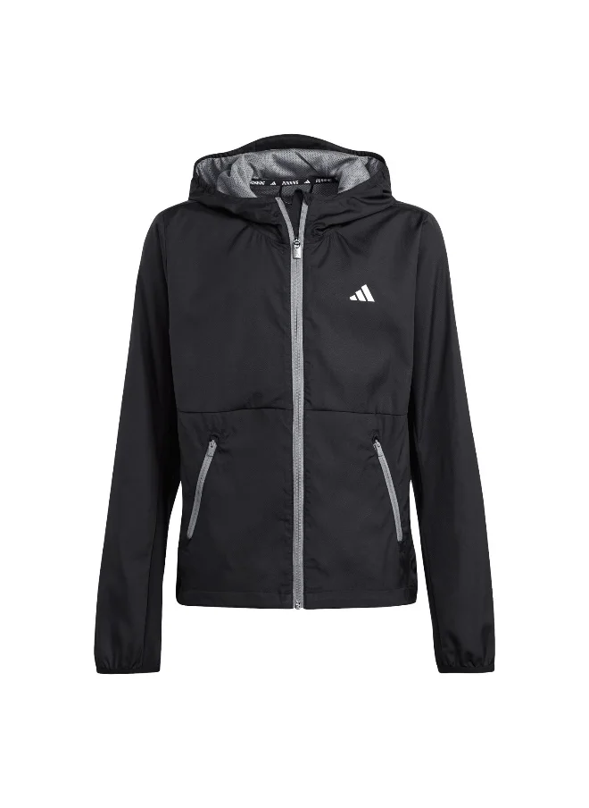 Adidas adidas J Wb Jacket Black Running Jackets 5-6Y