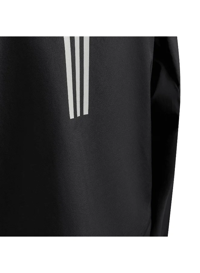 adidas جاكيت J Wb للجري أسود للأطفال 5-6 سنوات