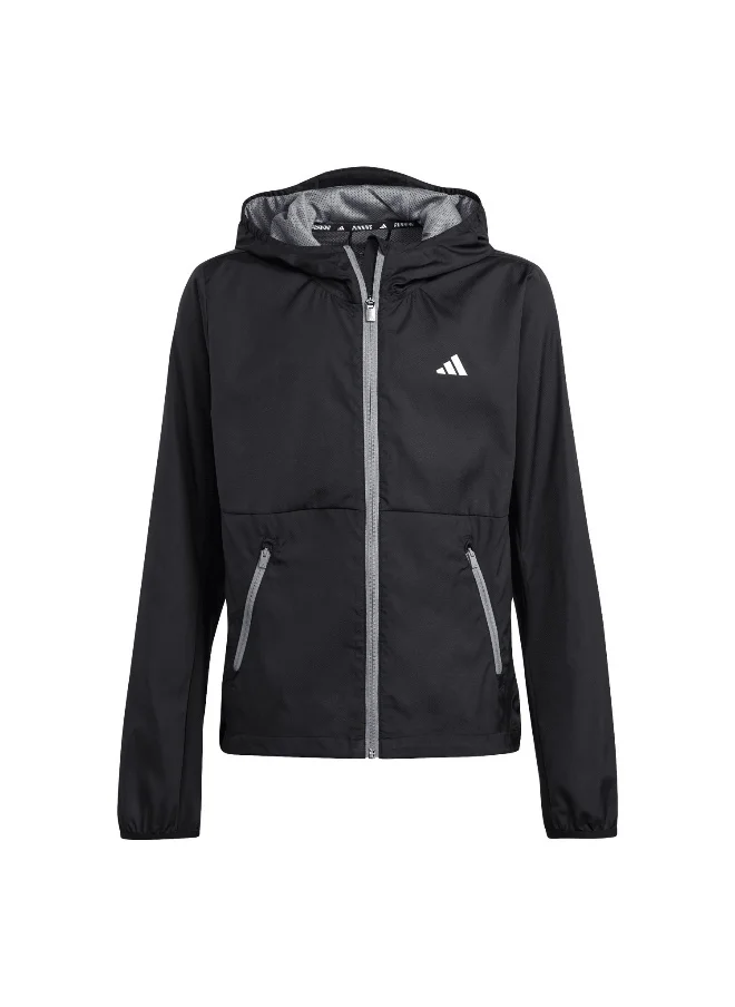 Adidas adidas J Wb Jacket Black Running Jackets 5-6Y