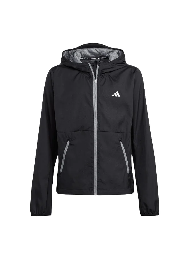Adidas adidas J Wb Jacket Black Running Jackets 5-6Y