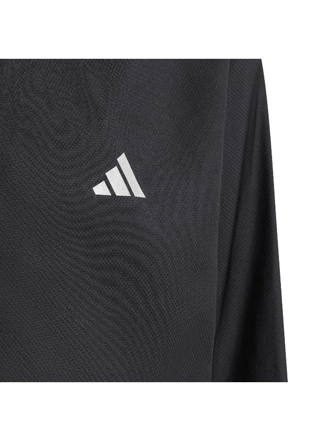 Adidas J Wb Jacket Black Running Jackets 5-6Y  - Image 4