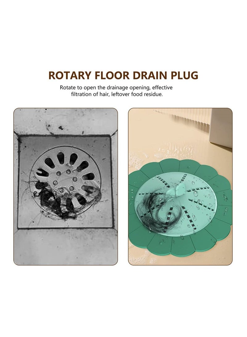 Drain Hair Catcher, Tub Shower Strainer Silicone Protector, Durable Anti-Clog Cover for Bathroom, Tub, Kitchen - Image 5