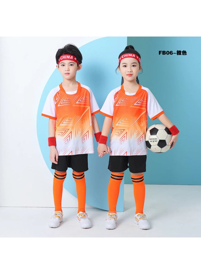Children's Summer Training Camp Football Clothes Sports Training Suit Same Style Support Printing Toddler Jerseys