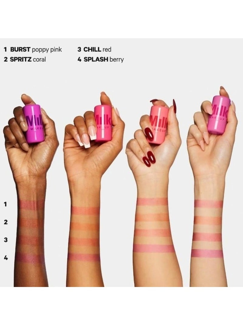 Milk Makeup Blush Jelly Tint - Burst Poppy Pink 5 gm - Image 2