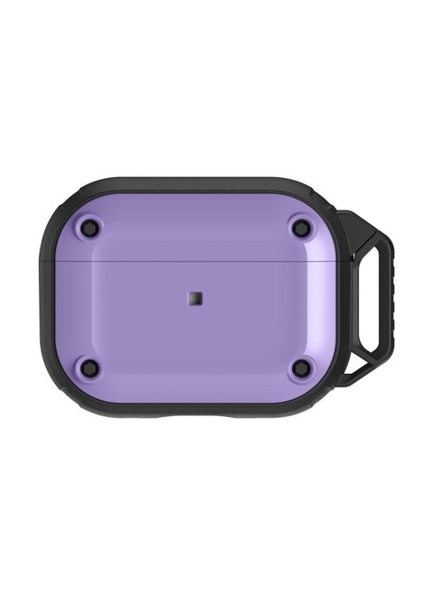 Magnetic Airpods Pro2 Generation Protective Cover For Apple Ear Shell Pro Second Generation Protective Shell 3 Generation Lock Cover-Color:Purple-Applicable Model:Airpods Pro