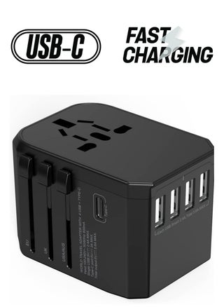 Universal Travel Adapter with 4 Ultra-Fast USB Port and 1 Ultra-Fast USB Type C Port and Power Socket Worldwide Plugs - pzsku/Z896D7D1FF2765D05B40CZ/45/_/1738233347/ae876ac8-007e-48b4-a2aa-0d09d1600783